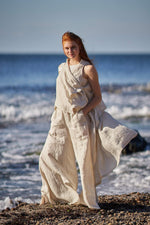 Asymmetric Linen Set - Visibleart